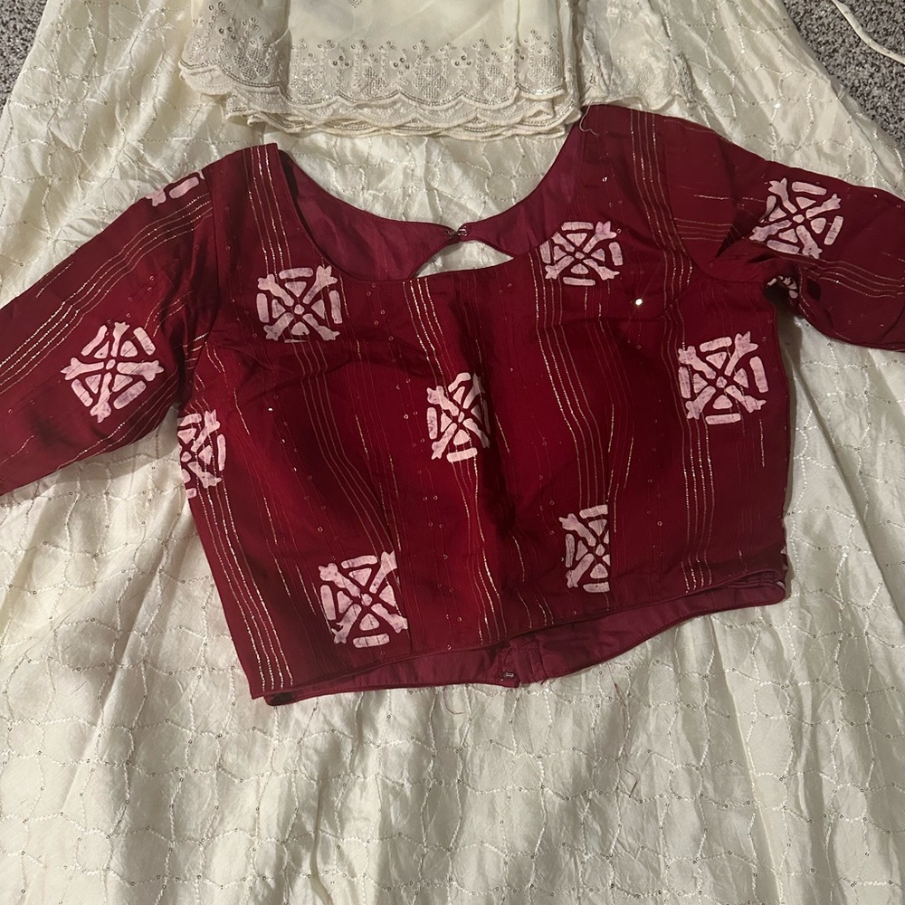 Elegant Red Women's Top